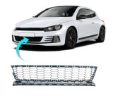 Grila bara de protectie Vw Scirocco (1k8), 07.2008-, Fata, Central, Aftermarket, Rapid