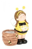 Figurina Fetita cu ghiveci ceramica 32 cm