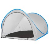 Cort plaja si picnic semi-deschis Sersimo, protectie UV, 200x120x110cm, gri Household NewTrend