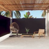 Gossi copertina laterala retractabila, negru, 180x600 cm