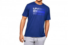 Tricou Under Armour Team Issue Wordmark SS Tee 1329582-449 albastru foto