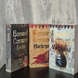Bernard Cornwell - &Icirc;n căutarea Graalului. Harlequin; Vagabond; Eretic &ndash; 3 volume | Bernard Cornwell, Graalul, roman istoric medieval