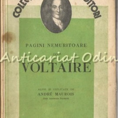 Pagini Nemuritoare Din Voltaire - Andre Maurois - 1936