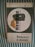 Mihai Pelin Redactori si pianisti, volum de debut