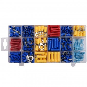 Set conectori electrici pentru auto Yato YT-06890, 360 buc, in cutie organizatoare foto