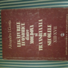 Al. I. Gonta Legaturile economice dintre Moldova si Transilvania sec. XIII-XVII