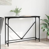 vidaXL Masă de consolă Stejar negru 102 x 22.5 x 75 cm Lemn compozit 882222