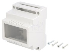 Carcasă DIN ABS gri, UL94-V0