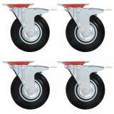 Gossi roti pivotante, 12 buc., 125 mm