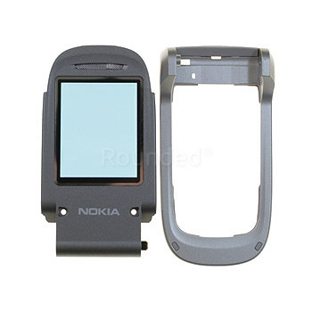 Husă pentru Nokia 2760 Cadru de afișare și tastatură argintie caldă foto