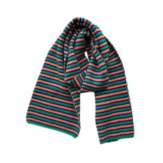 Fular unisex cu dungi tricotat