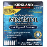 Minoxidil Kirkland 5%, 6 luni aplicare, Tratament pentru barba si scalp