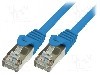 Cablu patch cord, Cat 5e, lungime 0.25m, F/UTP, LOGILINK - CP1016S