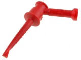 Clips de măsurare roșie 5A 60VDC 4mm
