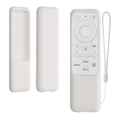 Husa Telecomanda Kwmobile pentru Samsung BP59-00149B/BP59-00149A/TM2261S, Alb, Silicon, KWM000024XS002C foto