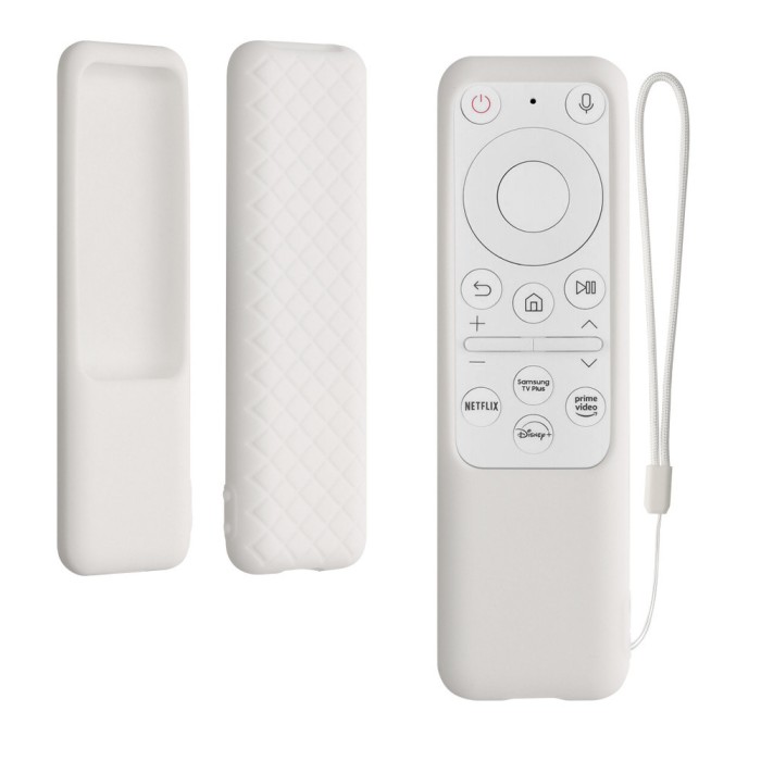 Husa Telecomanda Kwmobile pentru Samsung BP59-00149B/BP59-00149A/TM2261S, Alb, Silicon, KWM000024XS002C