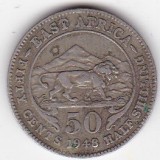 Moneda Africa de Est 50 cents 1948 &ndash; George VI