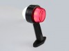 Lampa Gabarit LED Mini Alb-Rosu 12-24V Brat Flexibil 155mm 18 LED IP68 Universal Auto Camion Remorca