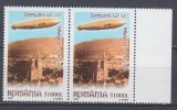 2004 LP 1652 EVENIMENTE 75 ANI ZEPPELINUL DEASUPRA BRASOVULUI PERECHE MNH