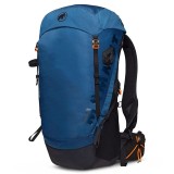 Rucsac Drumetie Mammut Ducan 24L, Albastru/Negru, Ușor, Ventilatie Spate, Prindere Bete, Compatibil Hidratare