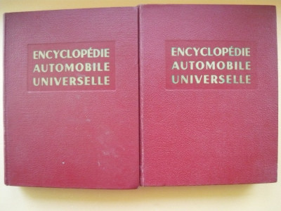 ENCYCLOPEDIE AUTOMOBILE UNIVERSELLE - 2 volume foto