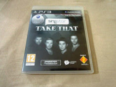 Sing Star Take That, PS3, original, alte sute de titluri foto