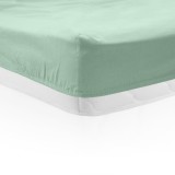 CEARCEAF PAT CU ELASTIC 160X200 CM VERDE