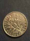1/2 franc 1986 franta