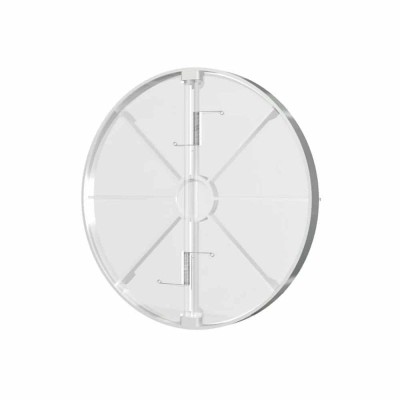 Clapeta antiretur pentru ventilator baie &amp;Oslash;100mm, plastic Alb foto