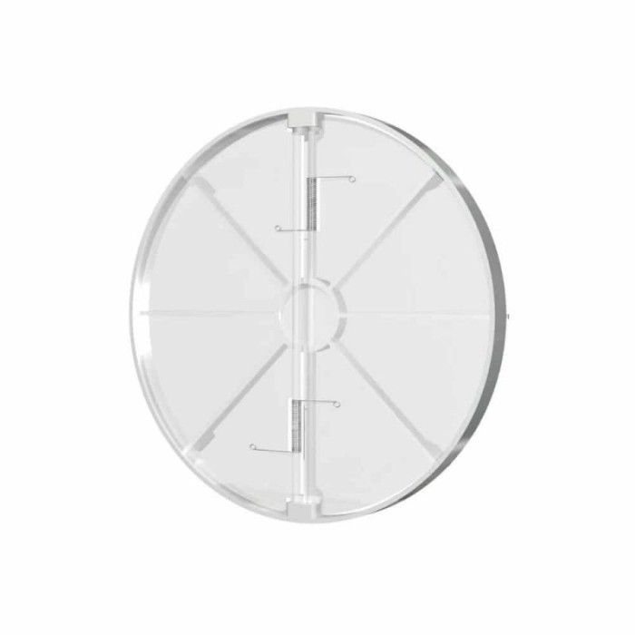 Clapeta antiretur pentru ventilator baie &Oslash;100mm, plastic Alb