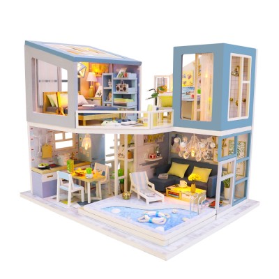 Casa in miniatura 3D, First meet, DIY, 23x18x18.7cm foto