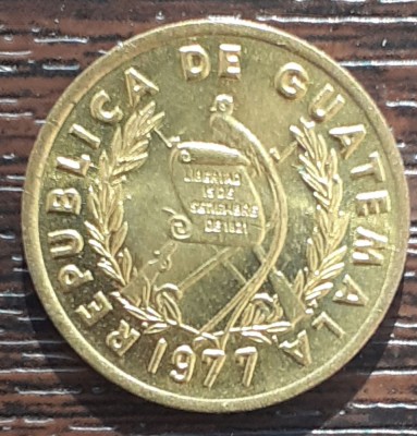 (M1874) MONEDA GUATEMALA - 1 CENTAVO 1977, STARE AUNC foto