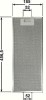 Filtru Hota Aluminiu Samsung NK24M1030IB/UR 18.5 x 45.6 cm Incorporabila Metalic Lavabil