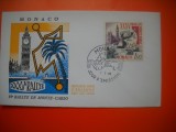 HOPCT PLIC FDC S NR 480 A 35 EDITIE RALIUL MONTE CARLO 1966 MONACO