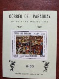 PARAGUAY, SPORT MEXIC - COLIȚĂ MNH, Nestampilat