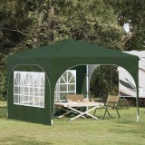 vidaXL Cort de Petrecere Pop-up 290 x 290 x 245 cm Verde 42019860