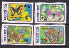 Redonda 1982 fauna fluturi MNH
