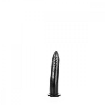 Dildo All Black PVC Negru 20 cm foto