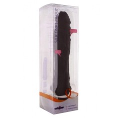 Clasic Large - Vibrator XXL, negru, 25 cm foto