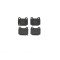 Set huse Scaune Auto Universale Negru/ Rosu, 9 buc TAP353