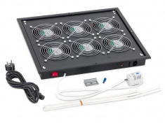 Panou ventilatie Triton pentru rack de podea 19&amp;amp;#034;, 6 ventilatoare foto