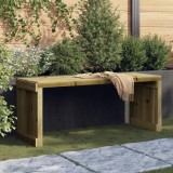 Gossi banca de gradina extensibila, 212,5x40,5x45 cm, lemn pin tratat