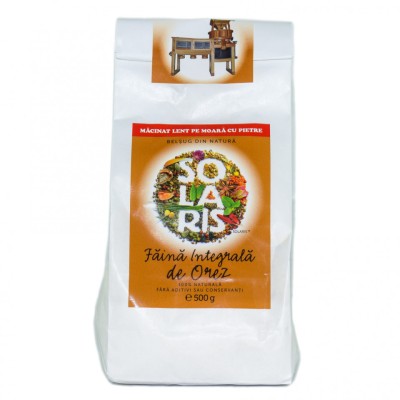 FAINA INTEGRALA DE OREZ 500gr SOLARIS foto