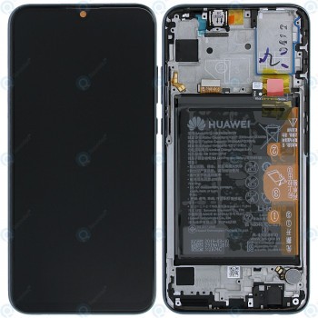 Huawei Honor 20 Lite (HRY-LX1T) Capac frontal al modulului de afișare + LCD + digitizer + baterie magic night black 02352QMT foto
