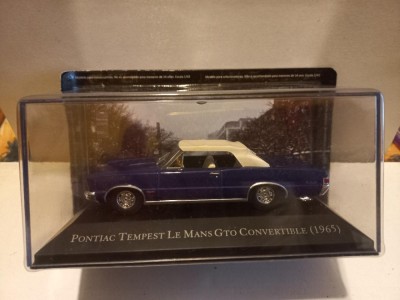 Macheta Pontiac Tempest Le Mans GTO Convertible - 1965 1:43 Muscle Car foto