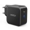 Choetech GaN GaN &icirc;ncărcător de perete USB tip C, 61W, Power Delivery, negru (Q6006-EU)