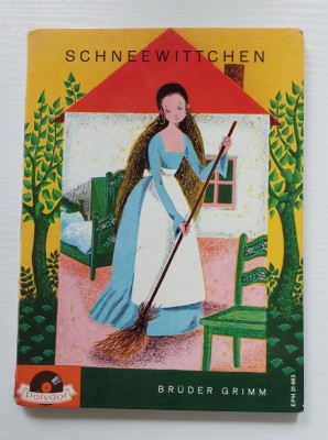 Disc vinil + carte de povesti, in limba Germana - Schneewittchen, Fratii Grimm, Polydor foto