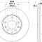 Disc frana AUDI A4 Avant (8ED, B7) (2004 - 2008) KRIEGER 0950004139