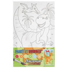 Tablou pictez pe numere - Dinozaur