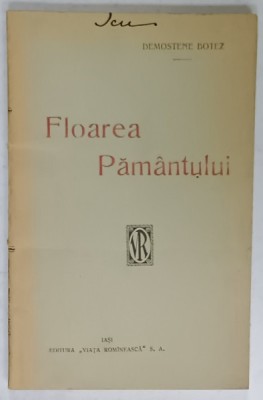 FLOAREA PAMANTULUI de DEMOSTENE BOTEZ , 1920 foto